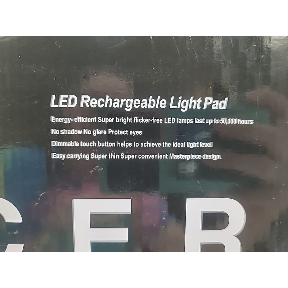 A4 LED Copy Board Light Tracing Box Ultra-Thin Dimmable USB Power Rechargeable - Picture 3 of 8
